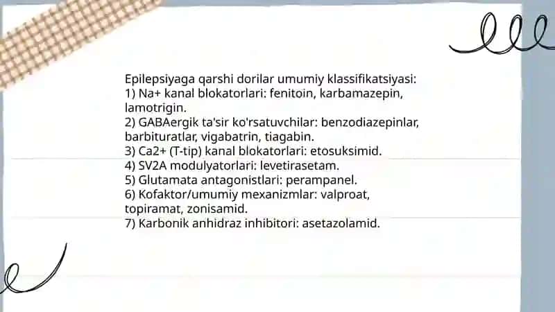 Epilepsiyaga qarshi vositalar 3