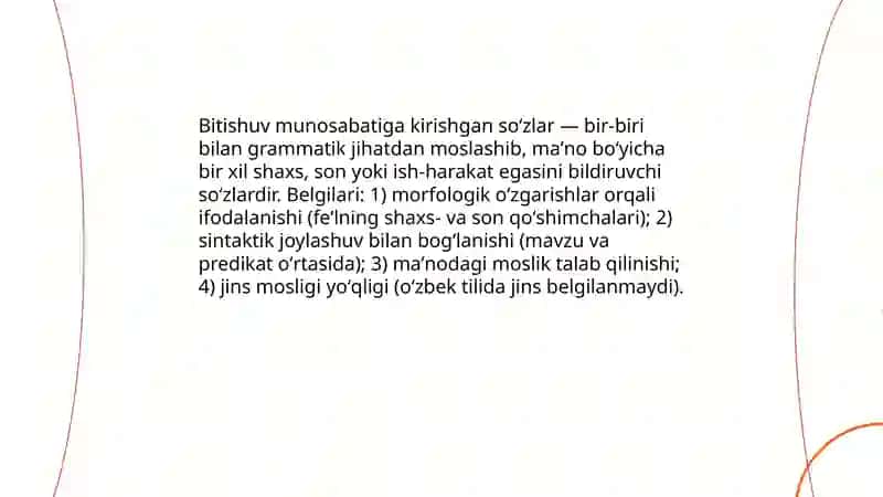 Bitishuv munosabatiga kirishgan soʻzlar 3