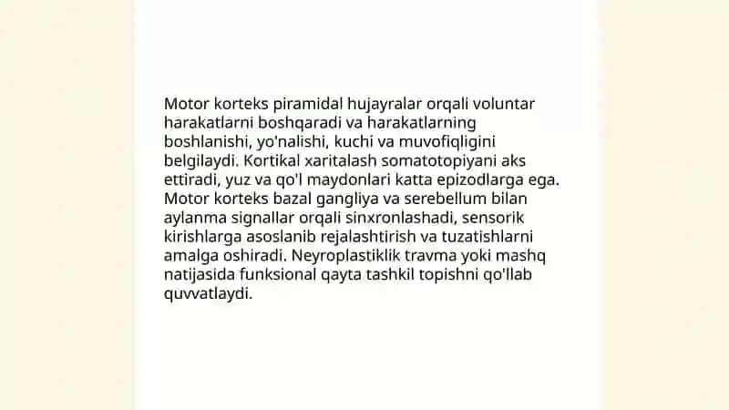 Harakat regulyasiyasi 3