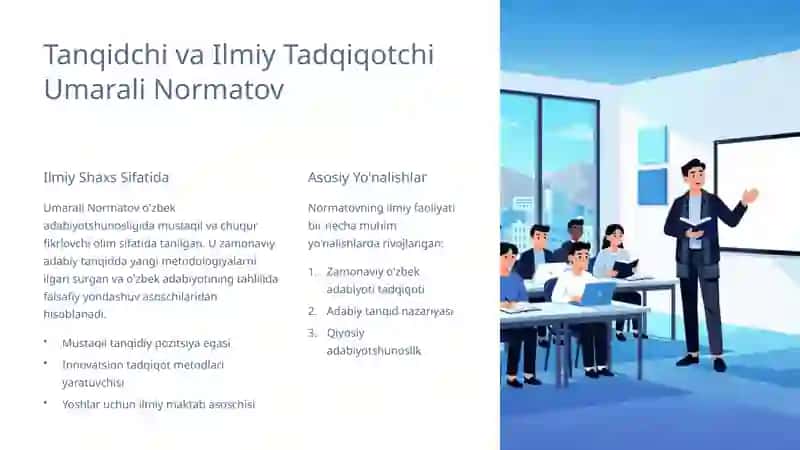 Umarali Normatovning adabiy tanqidiy qarashlari 3