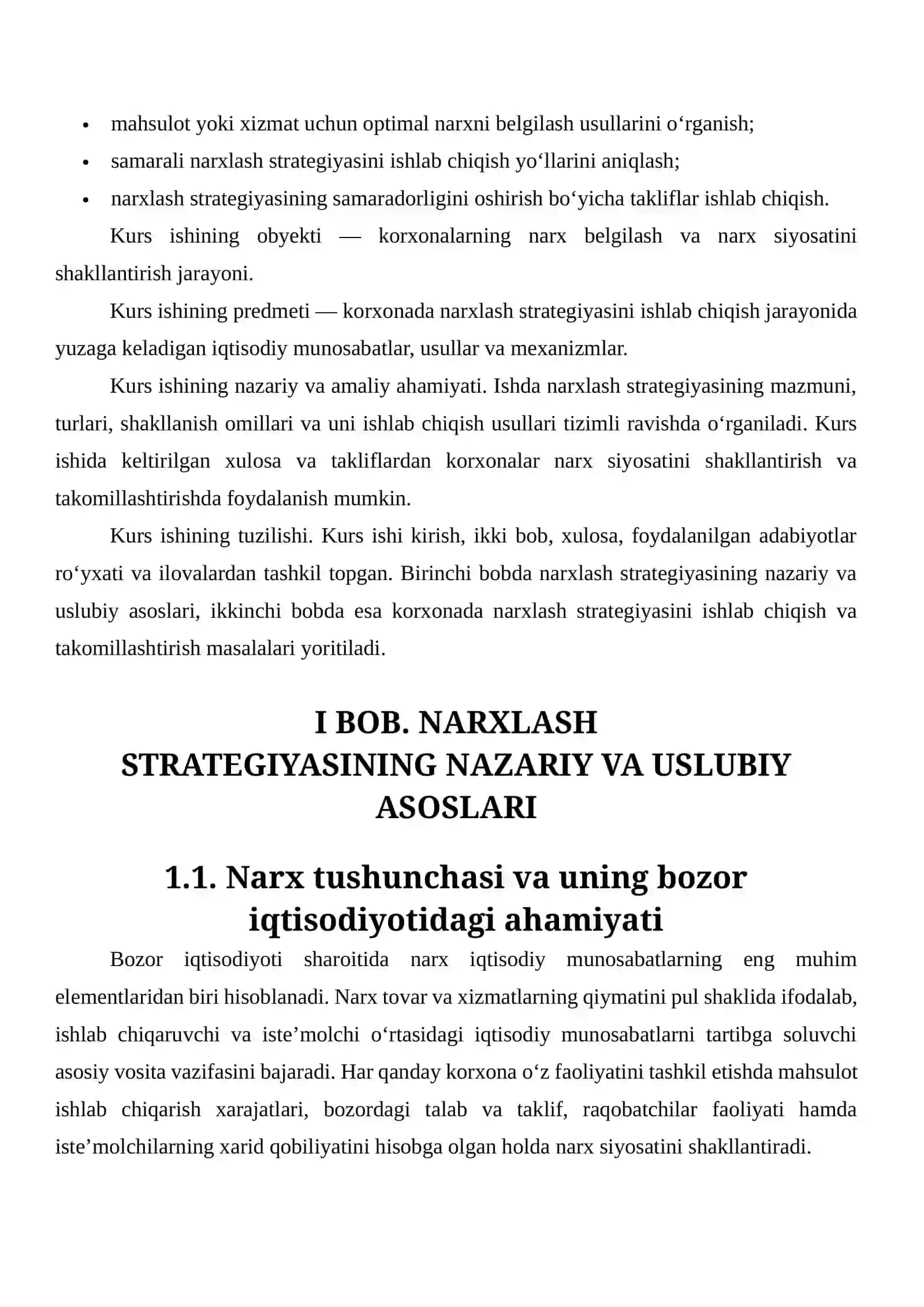 Narxlash strategiyasini ishlab chiqish 3