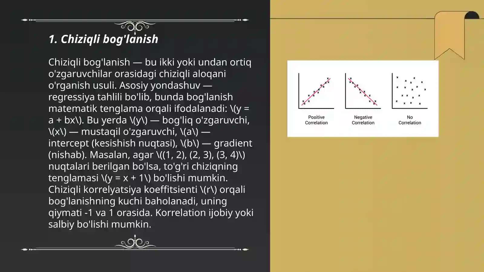 Chiziqli korrelyatsiya koeffsenti 3
