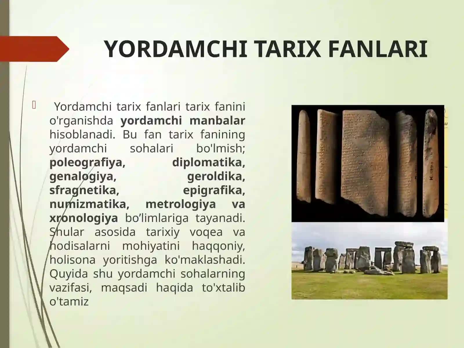 Yordamchi tarix fanlari 3