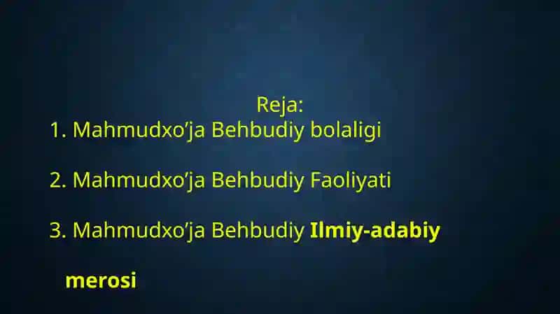 Mahmudxo’ja Behbudiy ilmiy faoliyati 3