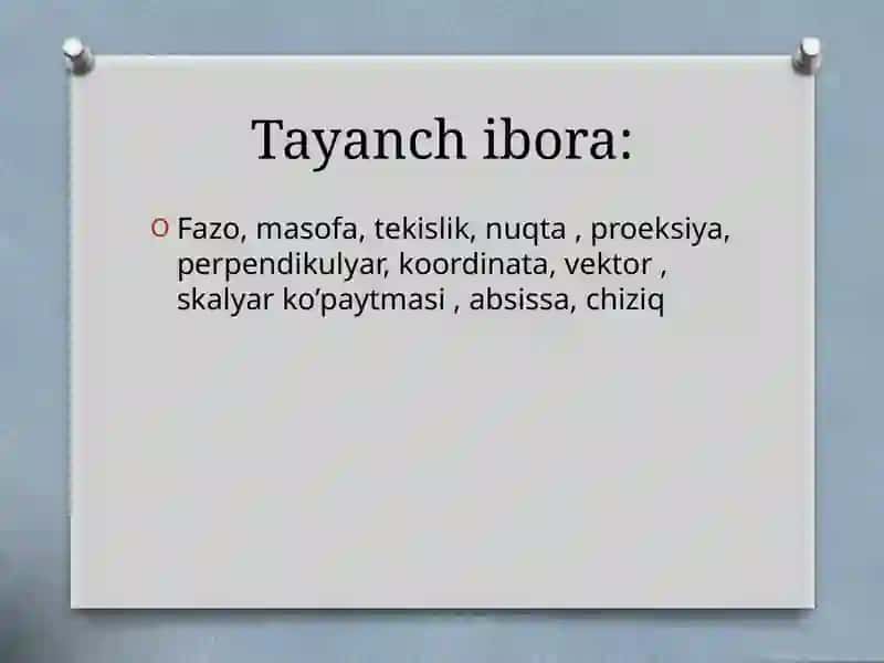 Fazoda to’g’ri chiziq tenglamalari 3