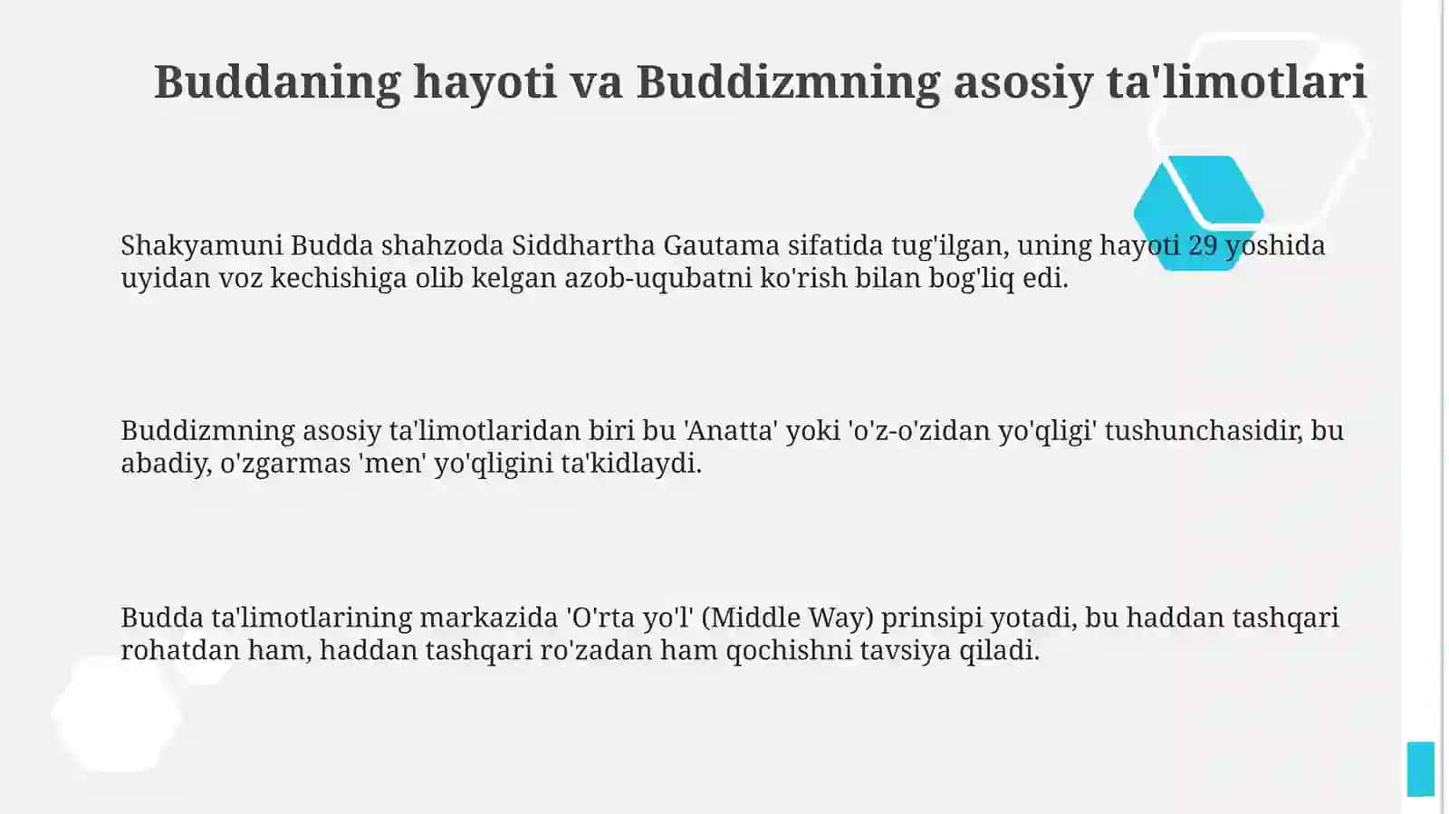 Buddaviylik dining paydo bulishi 3