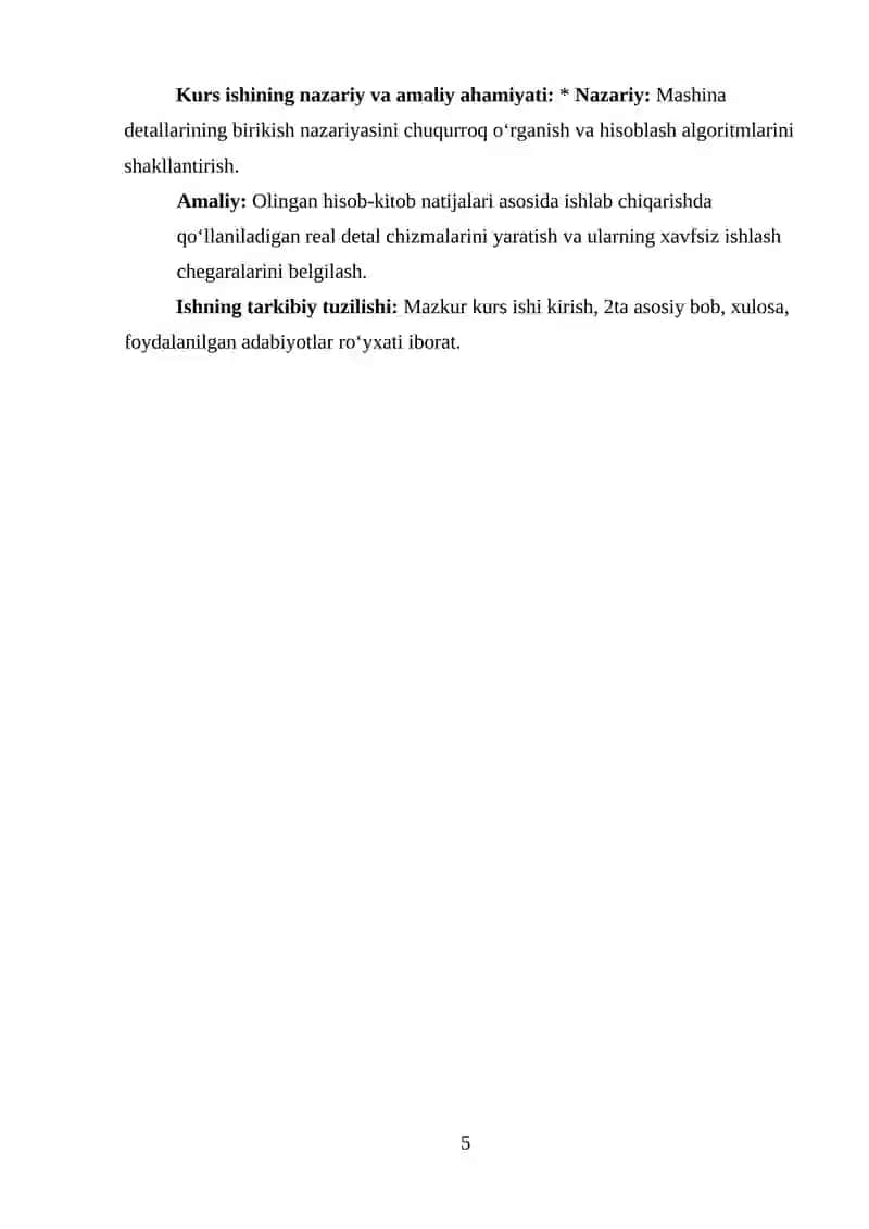 Rezbali birikmalarning nazariy asoslari 3