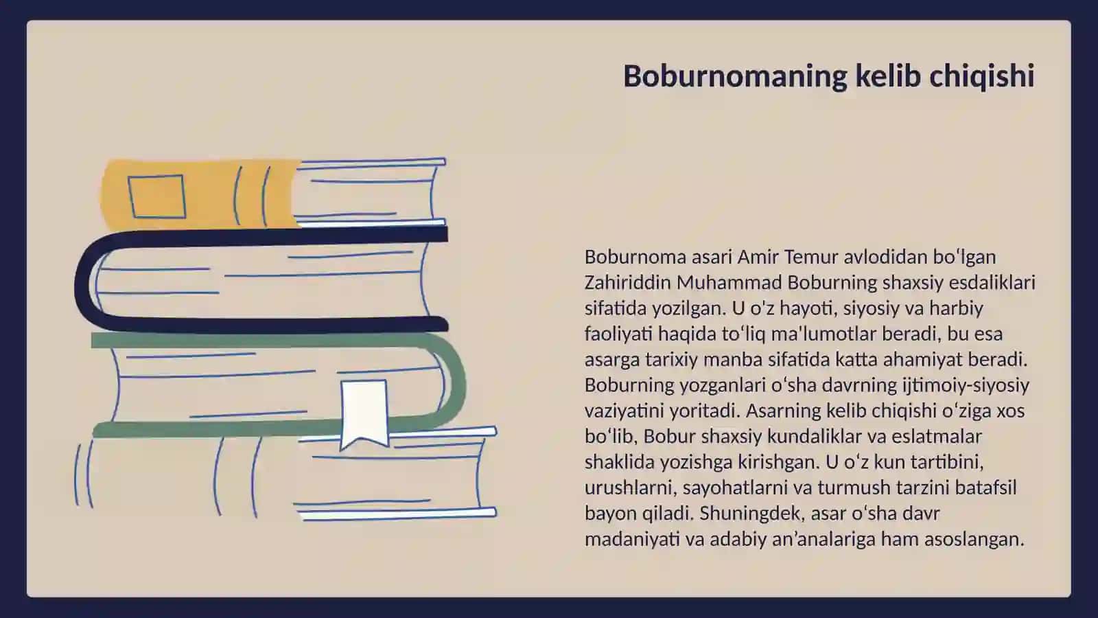 Boburnoma asari tõliq tasnifi va tahlili 3