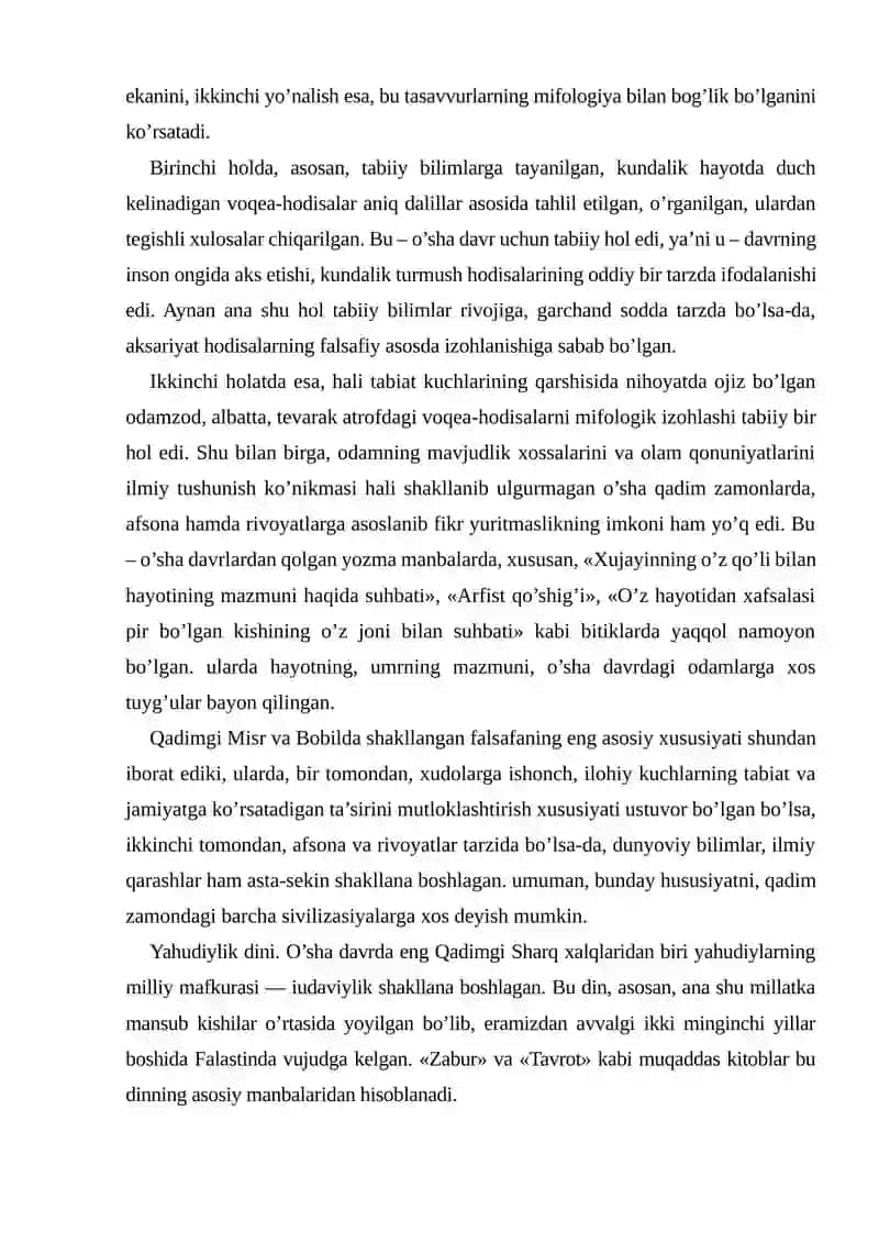 Qadimgi Sharq va Antik dunyo falsafasi 3