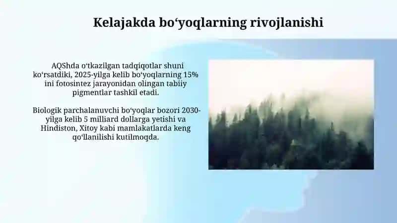 Tabiiy va sintetik boyoqlar 3