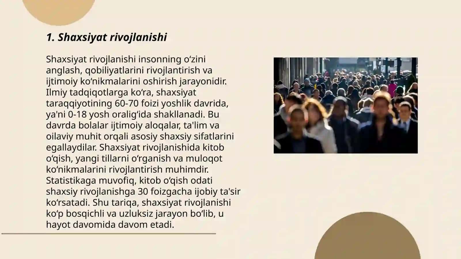 Shaxsiyat rivojlanishi 3