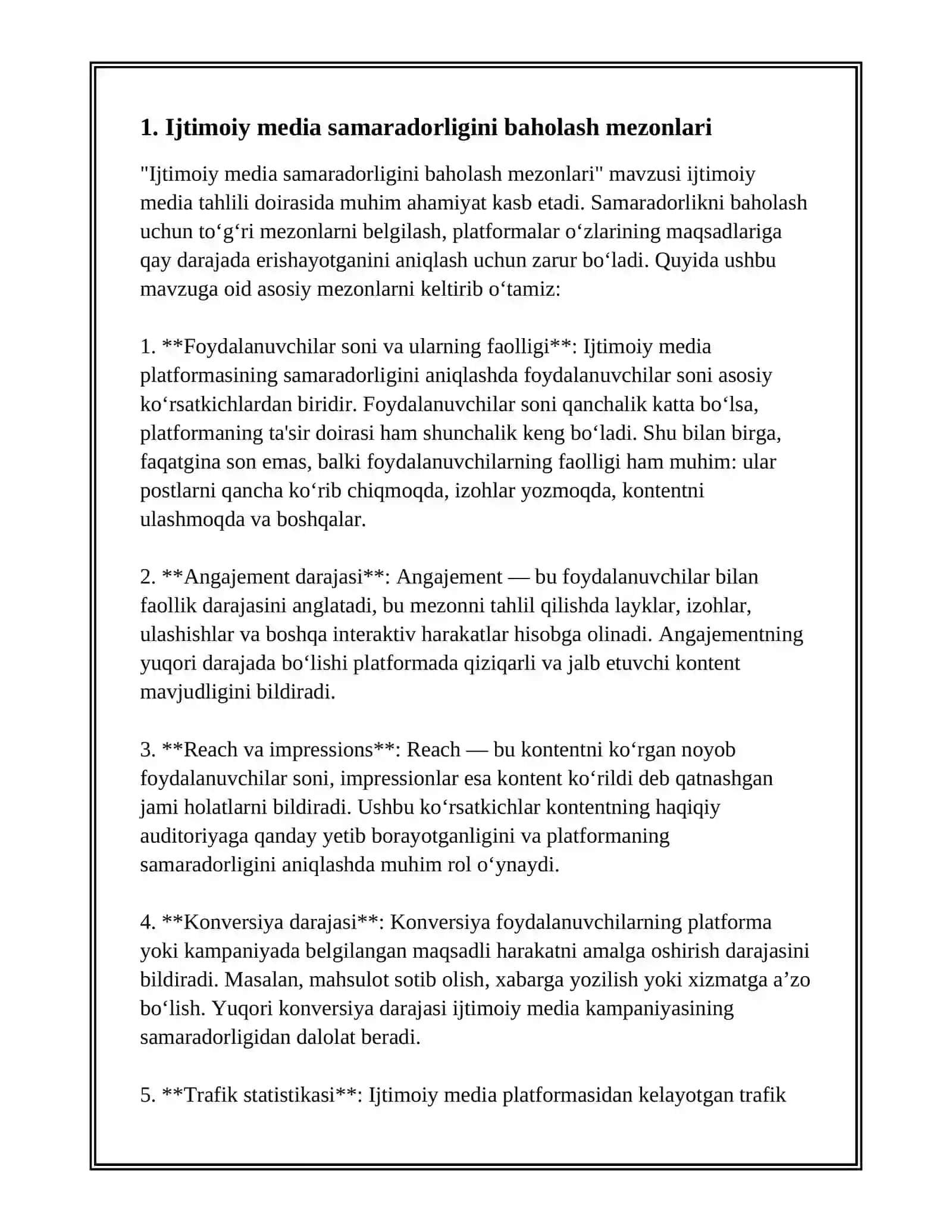 IJTIMOIY MEDIA BAHOLASH 3