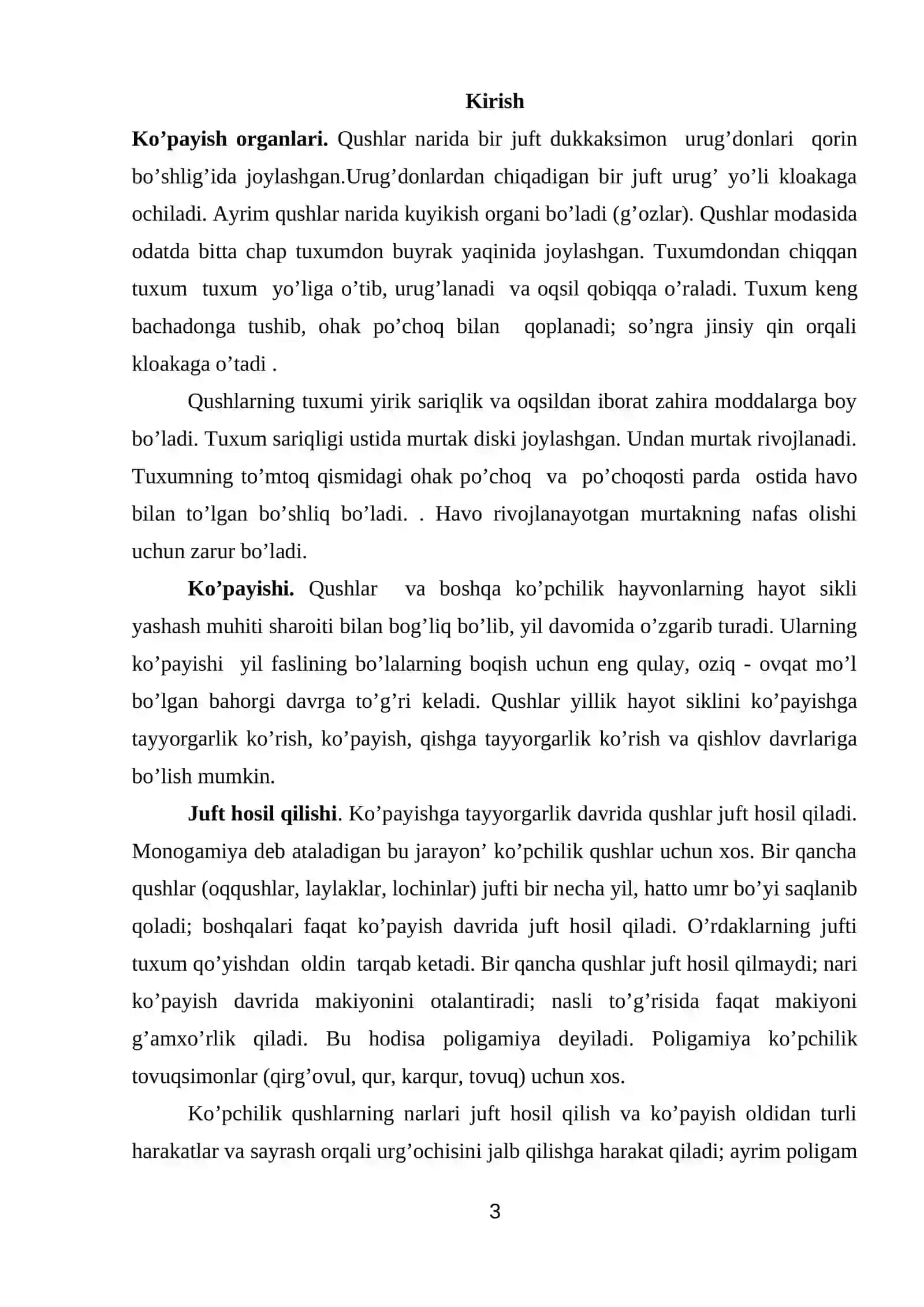 Qushlar ekologiyasi 3