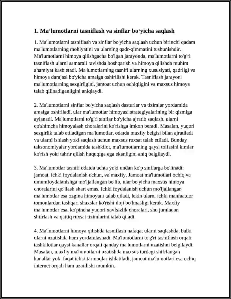 MAXFIY MAʼLUMOTLARNI HIMOYALASH USULI 3