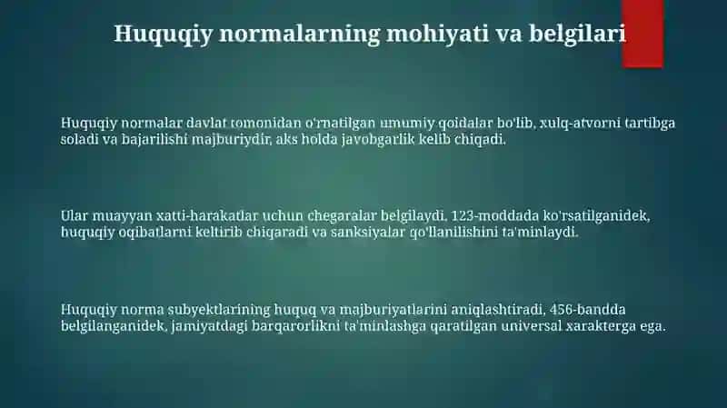 Huquqiy normalar 3