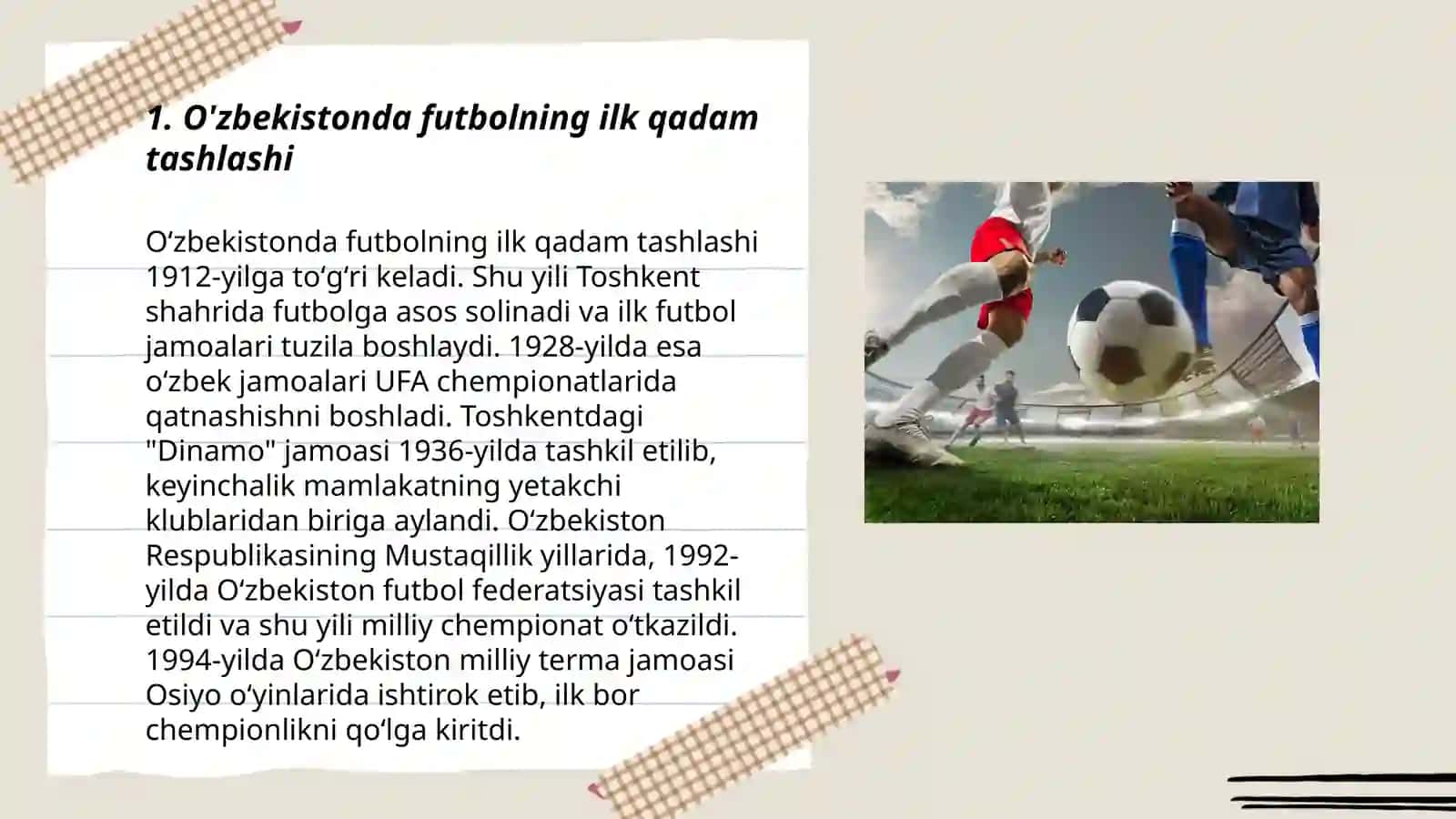 O'zbekistonda futbolni rivojlanish tarixi 3