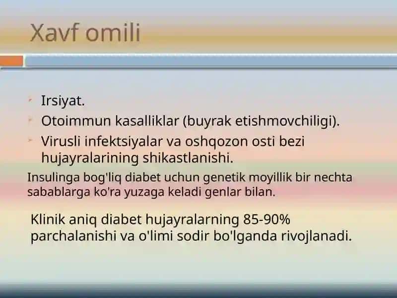 Qandli diabet 3