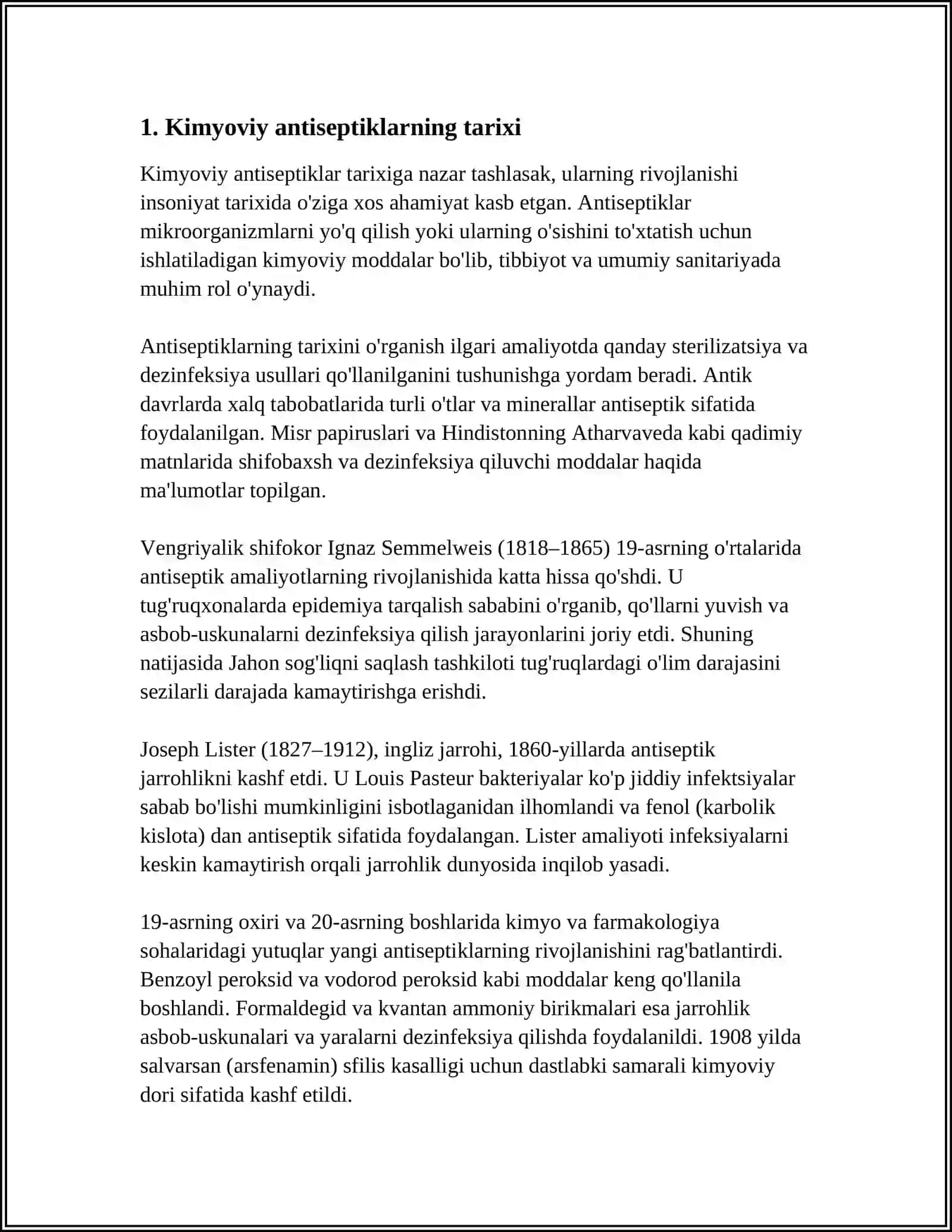 KIMYOVIY VA BIOLOGIK ANTISEPTIKLAR GURUHLARI VA TURLARI 3