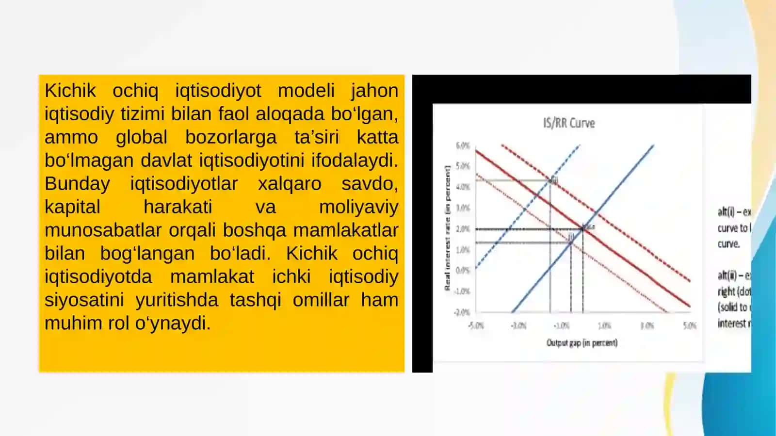 Kichik ochiq iqtisodiyot modeli 3