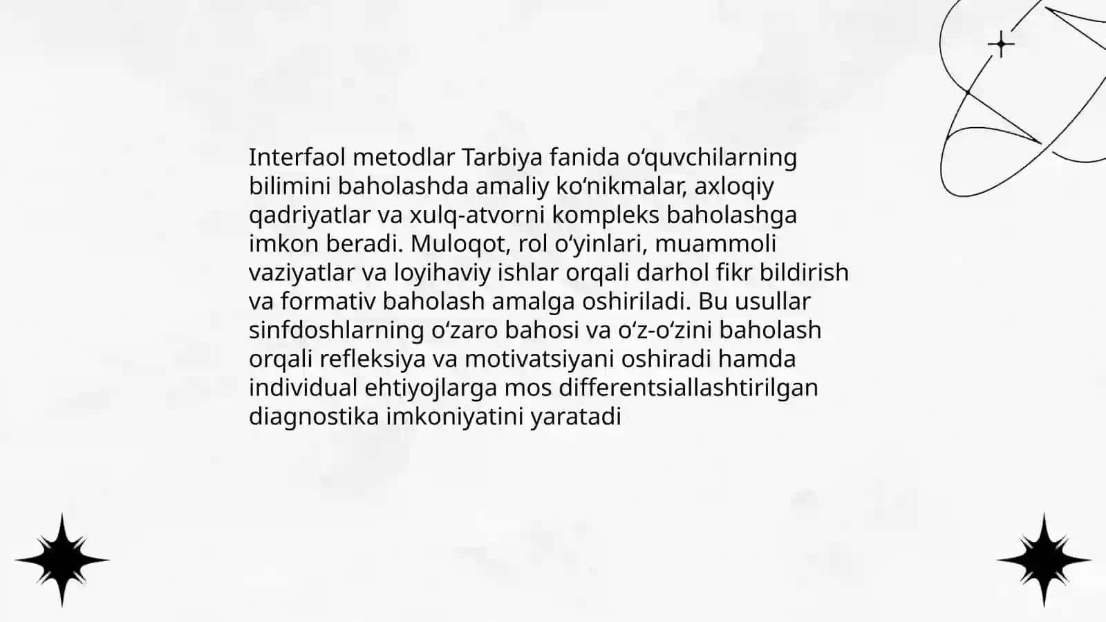 Tarbiya fanini o’qitish metodologiyasi 3