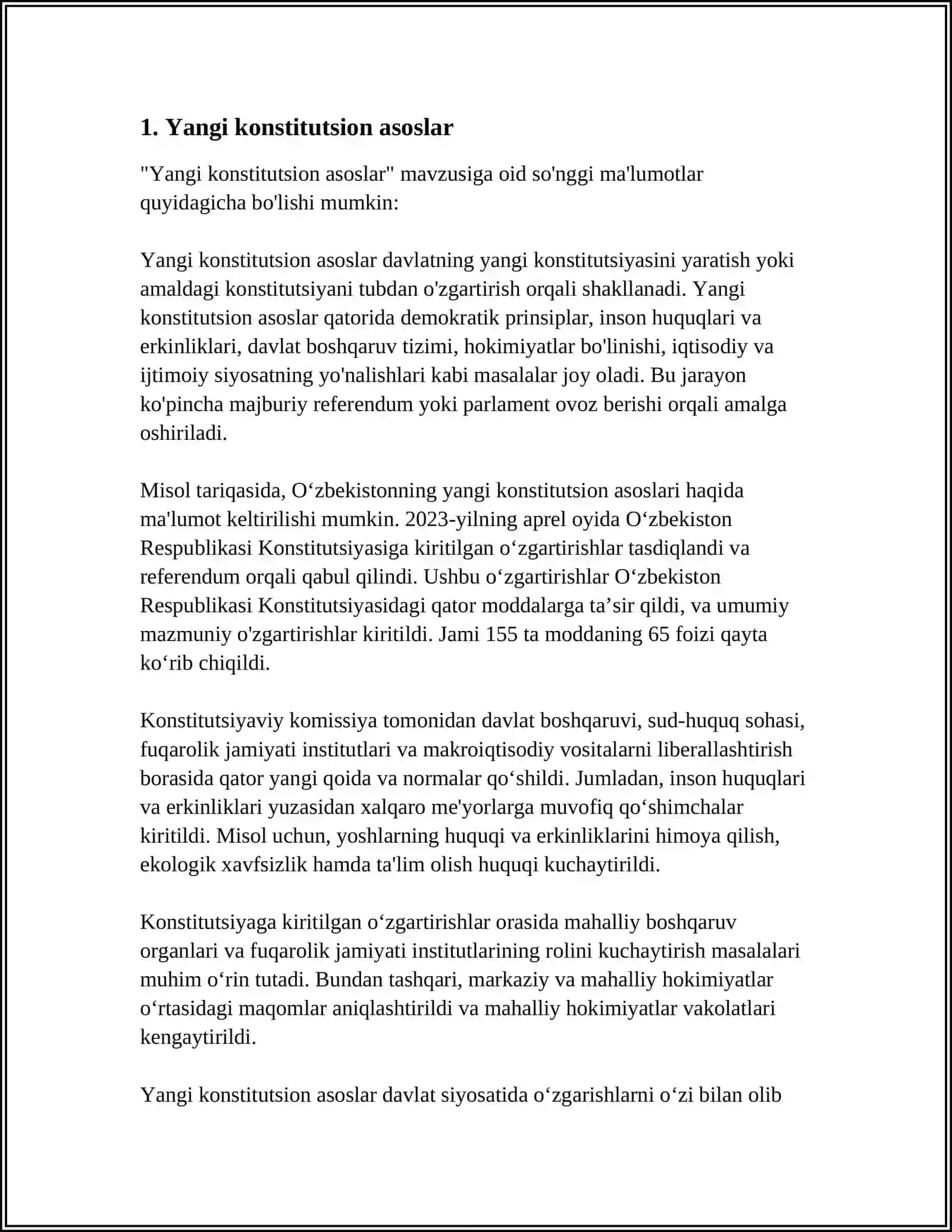 KONSTITUTSIYANING YANGI QOIDALARI 3