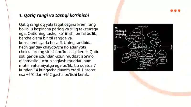 Qatiqni organoleptik tekshirish 3