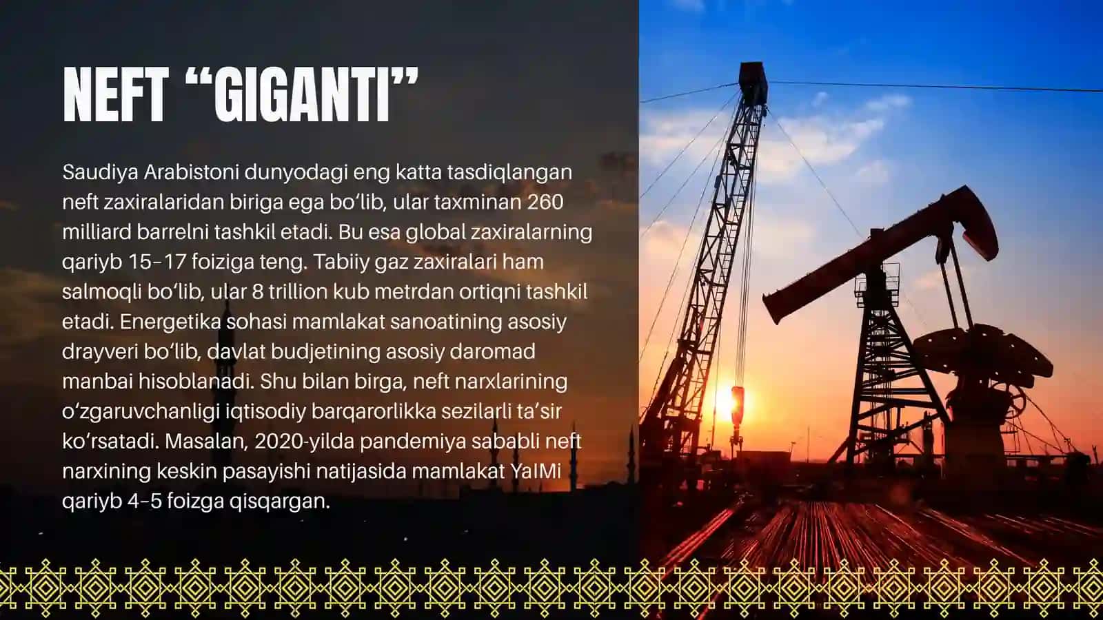 SAUDIYA ARABISTONI Iqtisodiyoti 3