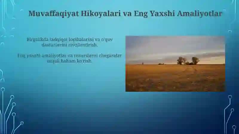 Reja: Muvaffaqiyat Hikoyalari va Eng Yaxshi Amaliyotlar 3