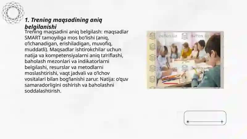 Treningni muhim jihatlari 3