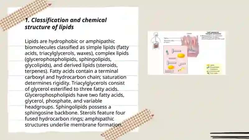 Biochemistry of Lipids 3