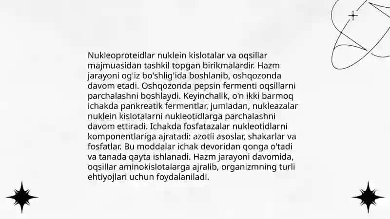 Nukleoproteidlarning hazmlanishi 3