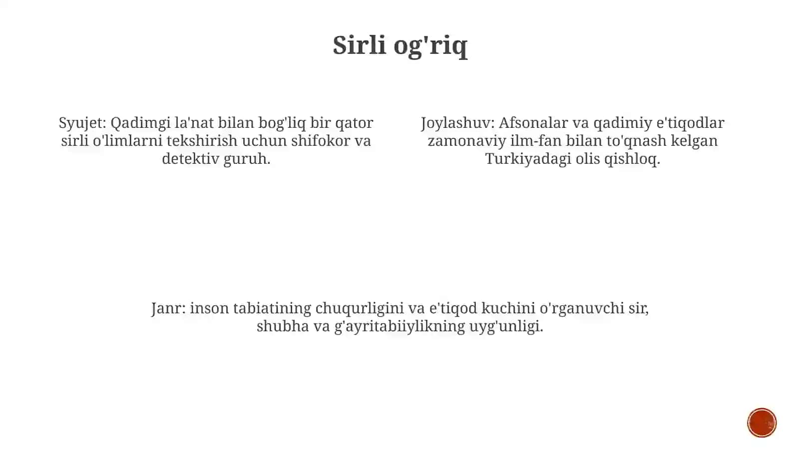 Dardkashlar Hikoyasi O Genrini 3