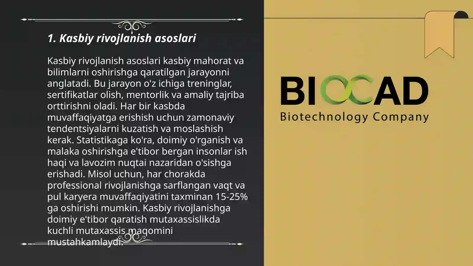 Kasbiy rivojlanish tushunchasi 3