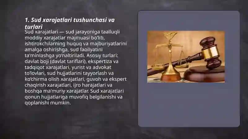 Sud xarajatlari 3