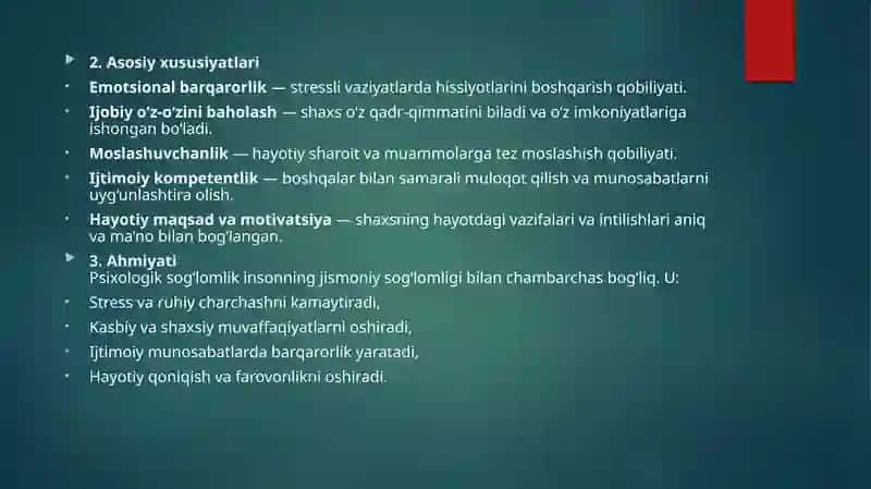 psixologik sog'lomlik va burnout sindromining oldini olish usullari 3