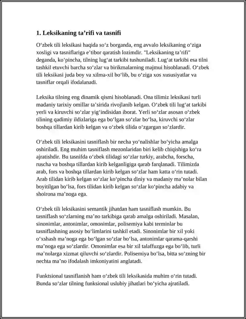 OʻZBEK TILI LEKSIKASI 3
