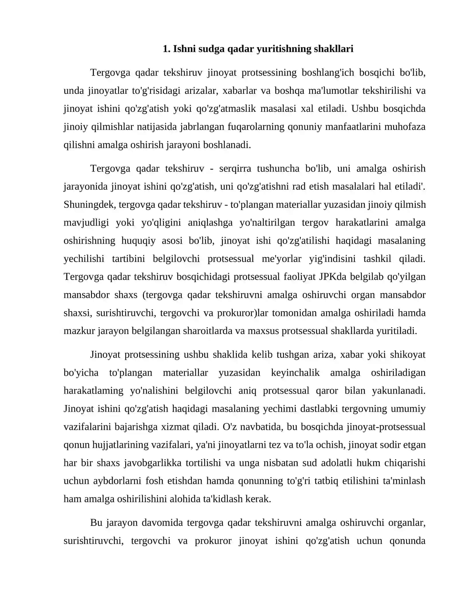 Tergovga qadar tekshiruv 3