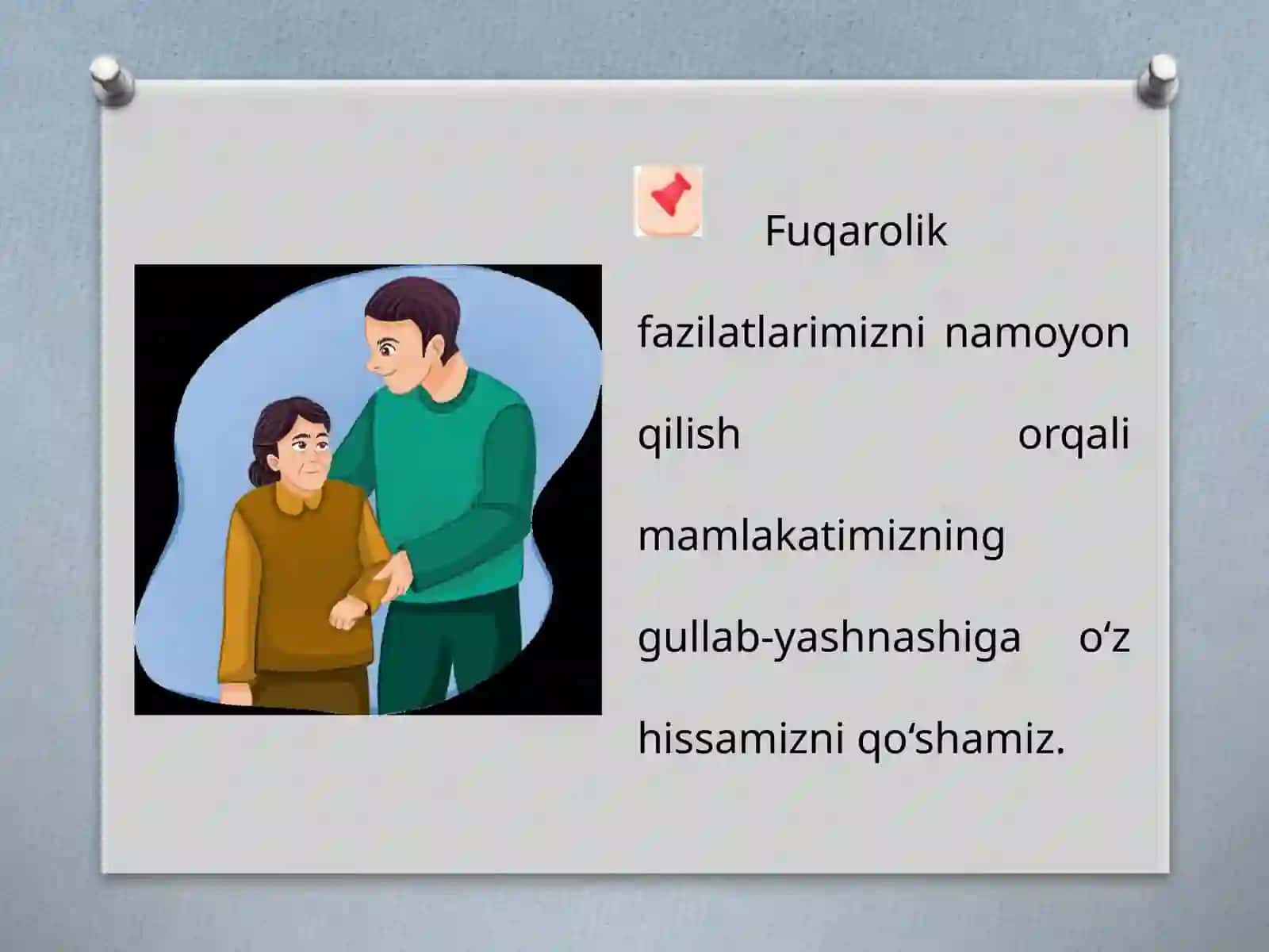 Fuqarolik sifatlari. 4-sinf tarbiya 3