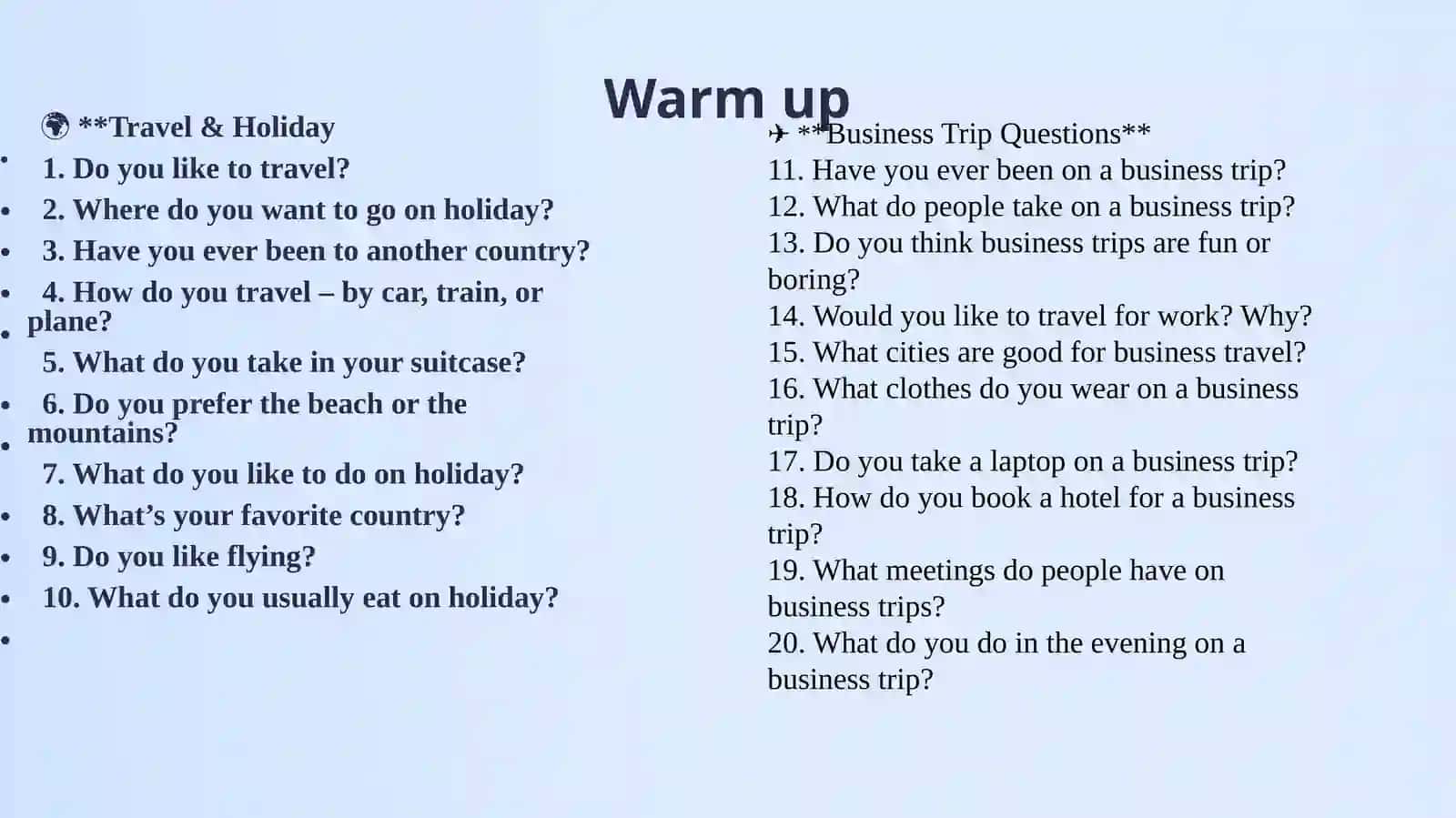 Travel. Business and pleasure 3