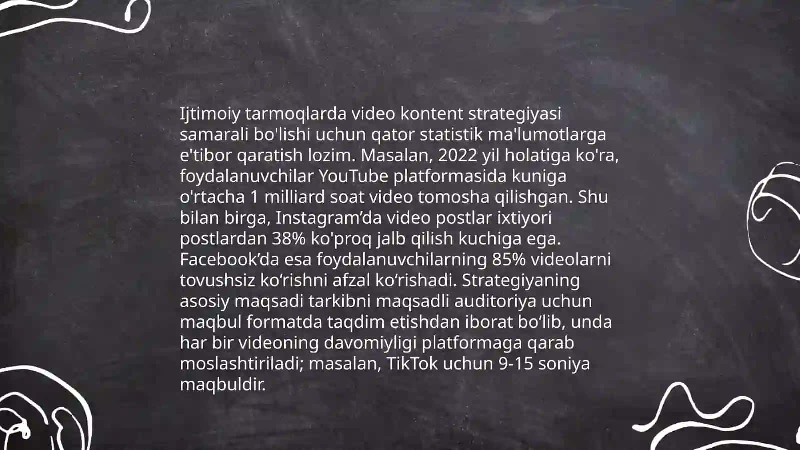 Ijtimoiy tarmoqlarda video materiallaridan foydalanish 3