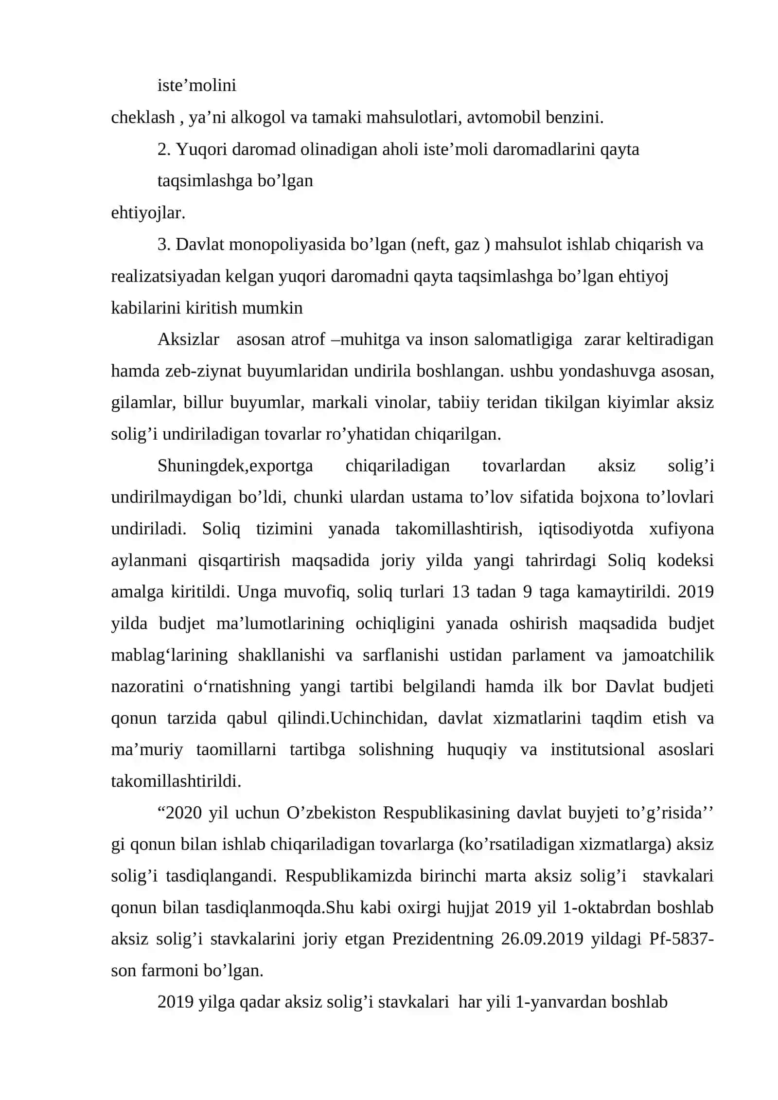 Aksiz soligʻi 3