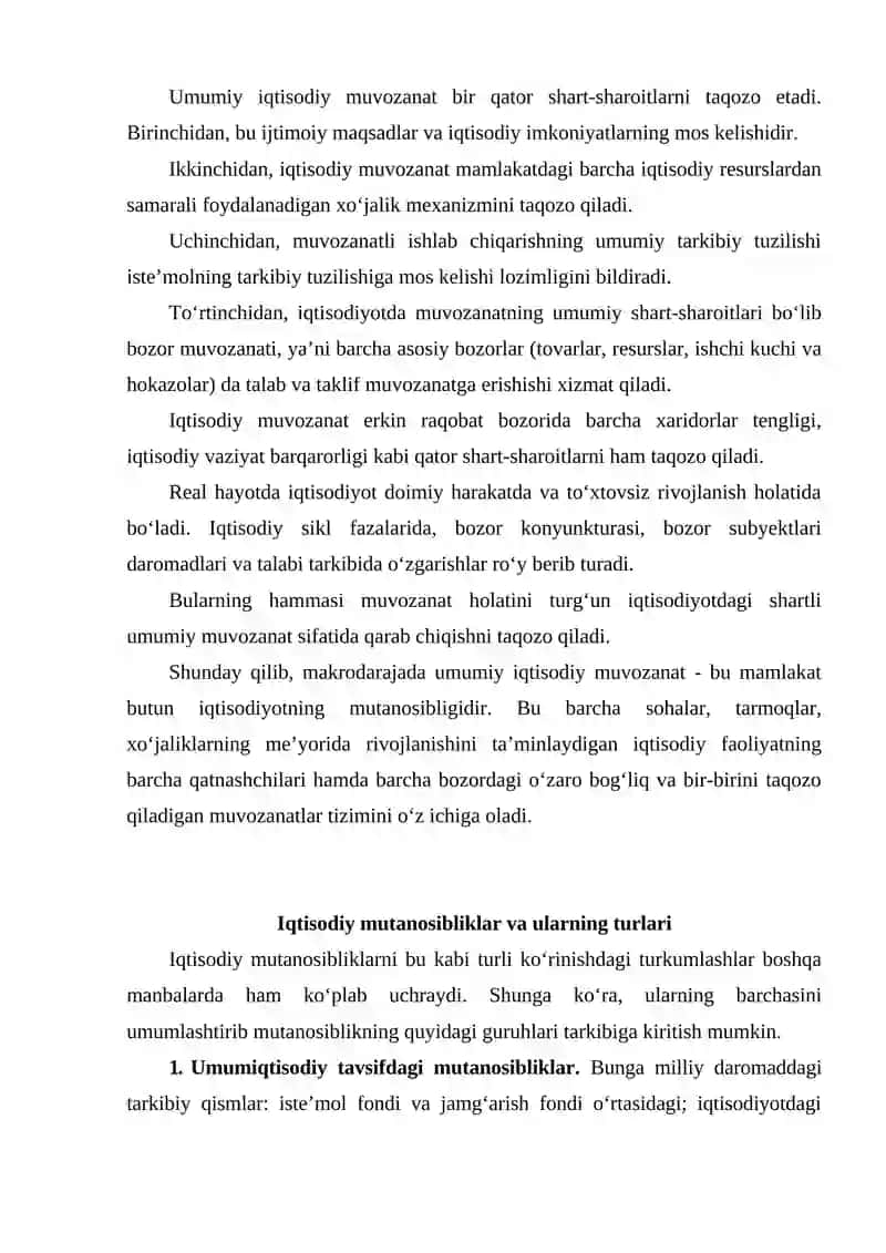 Iqtisodiy mutanosibliklar va ularning turlari 3