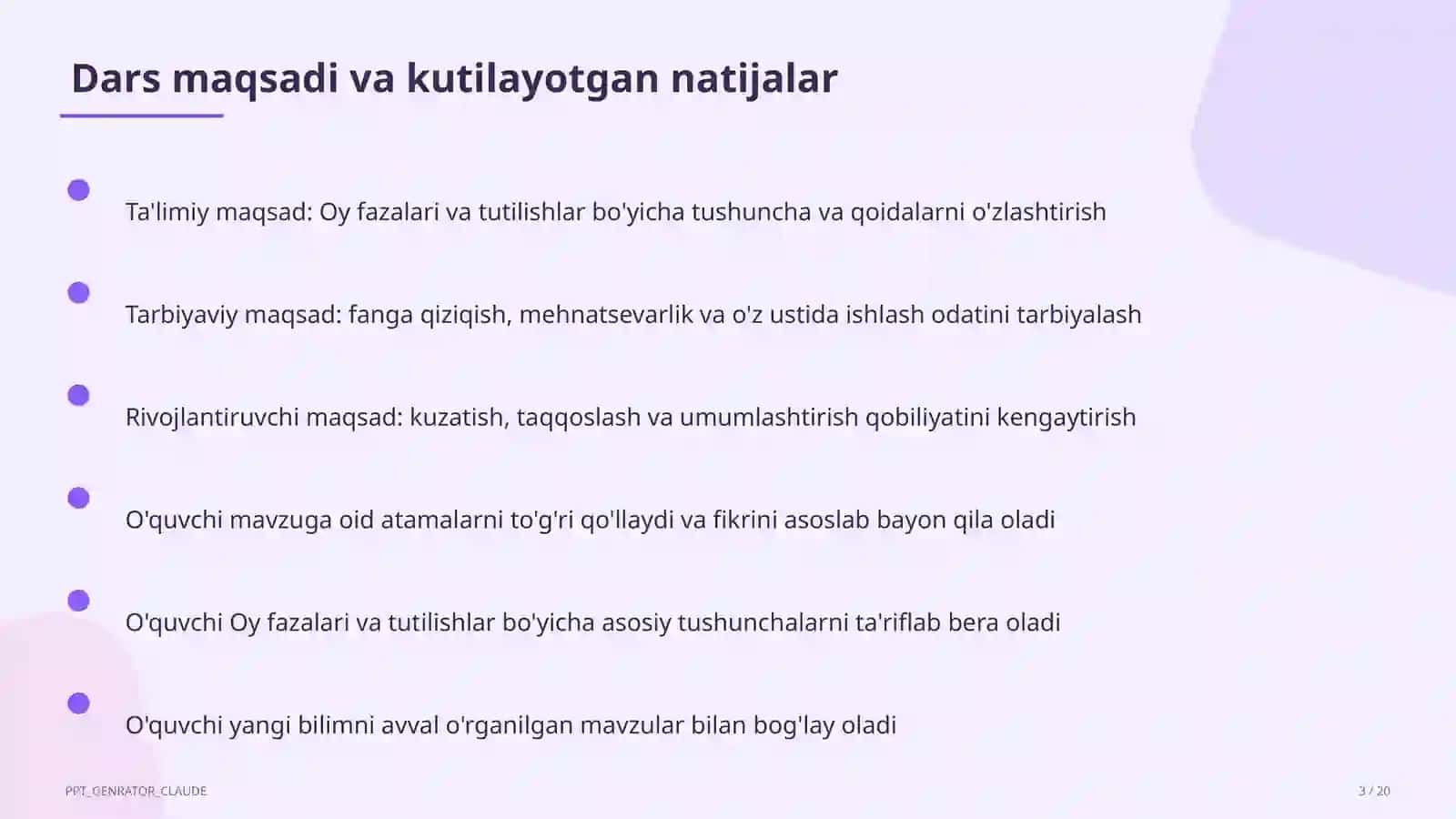 Oy fazalari va tutilishlar (9-sinf) 3