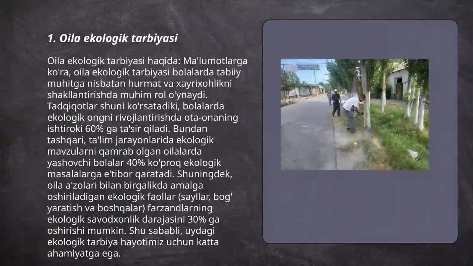 Oila ekologik tarbiyasi 3