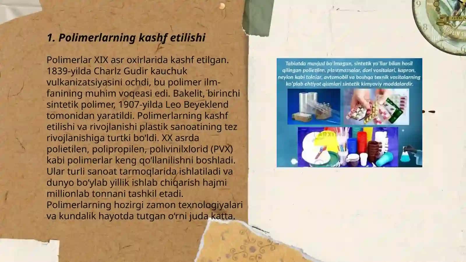 Polimer kimyosi fanining rivojlanish tarixi 3