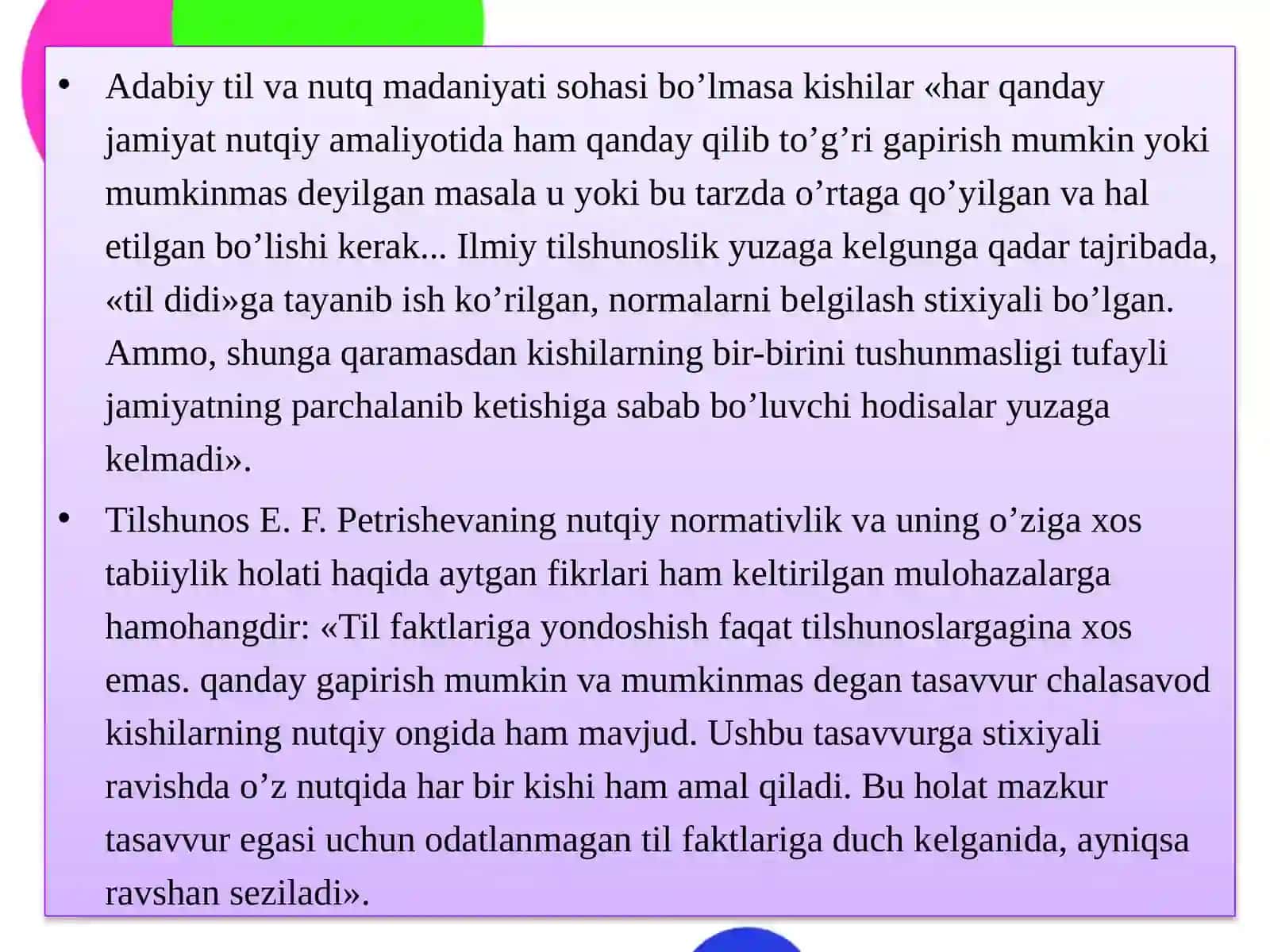 Nutq madaniyati va Pedagogik texnika 3