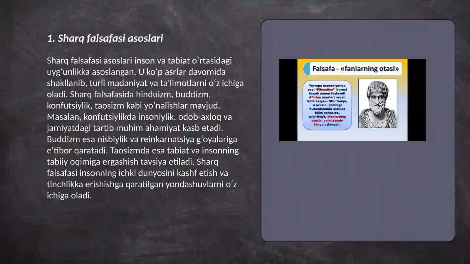 Sharq falsafasining mohiyati va ijtimoiy taraqqiyotdagi roli 3
