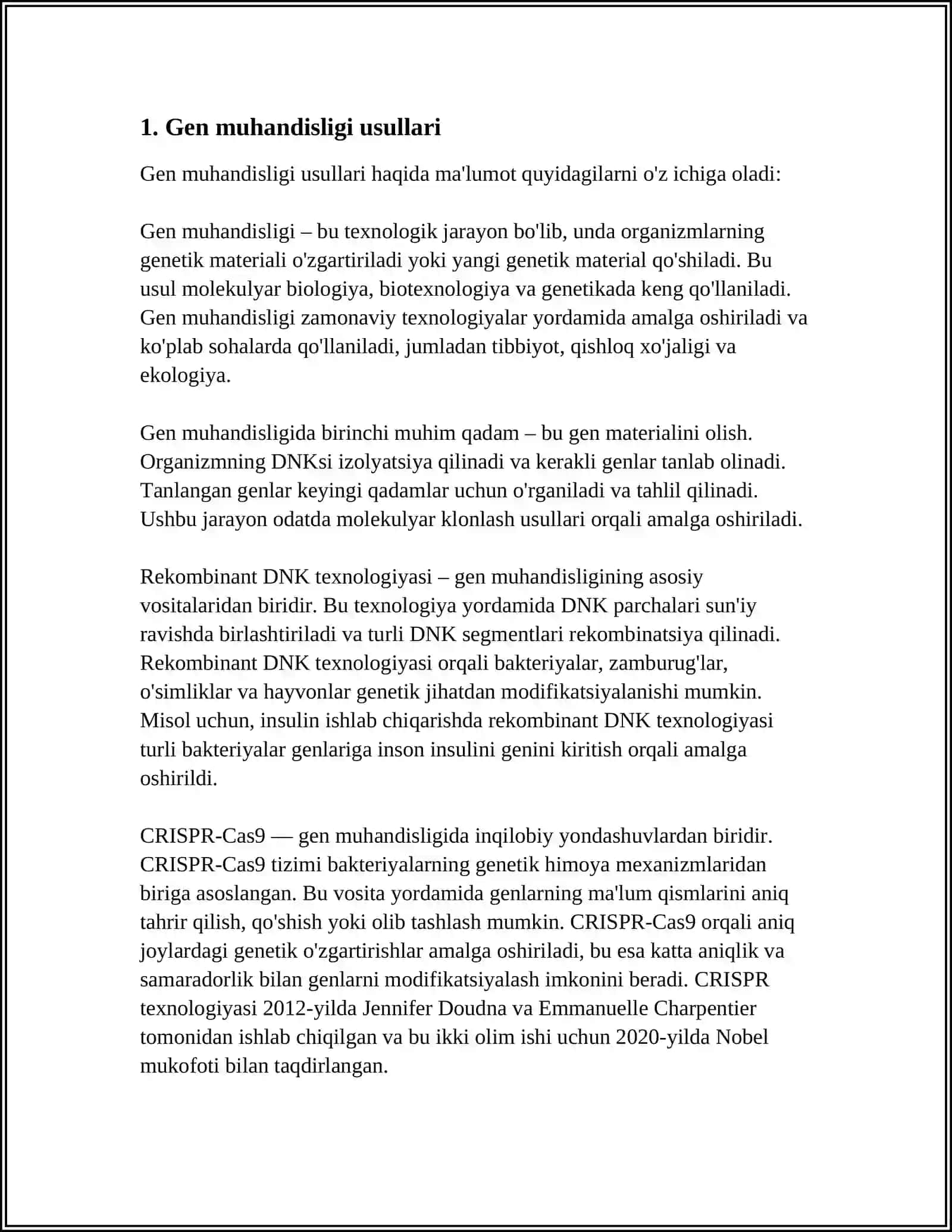 BIOTEXNOLOGIYA USULLARI 3
