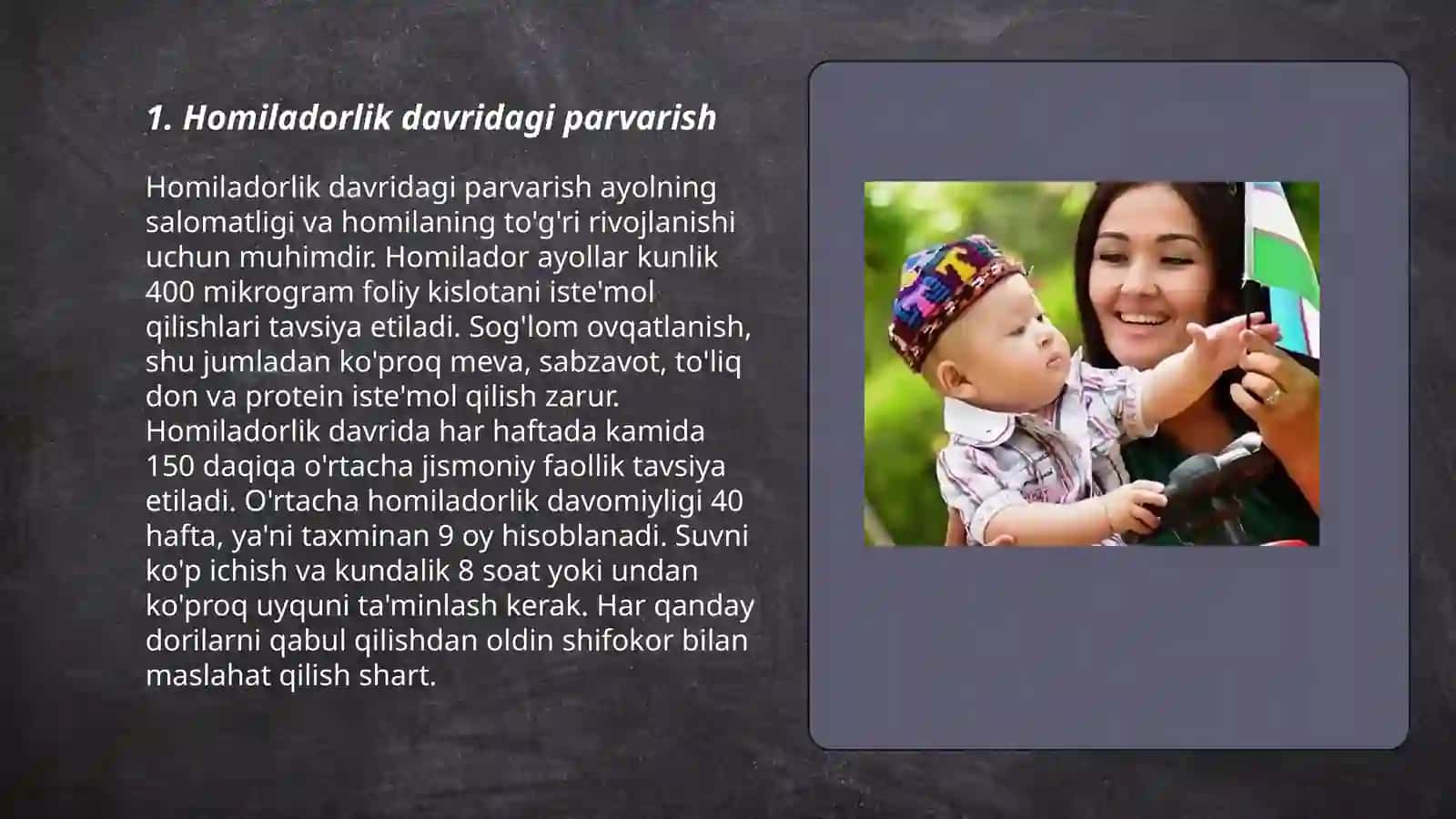 Onalar salomatligi-kelajak poydevori 3