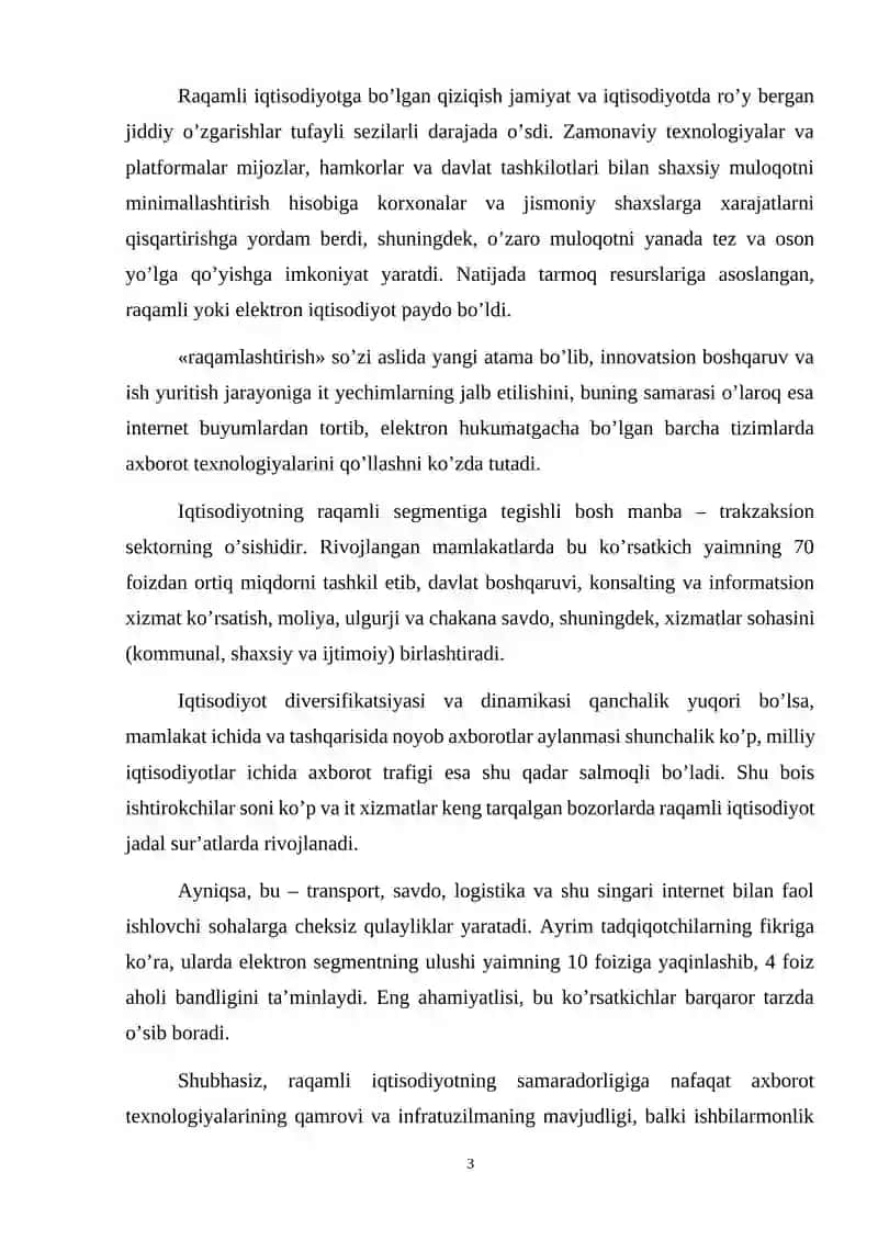 Raqamli iqtisodiyot 3